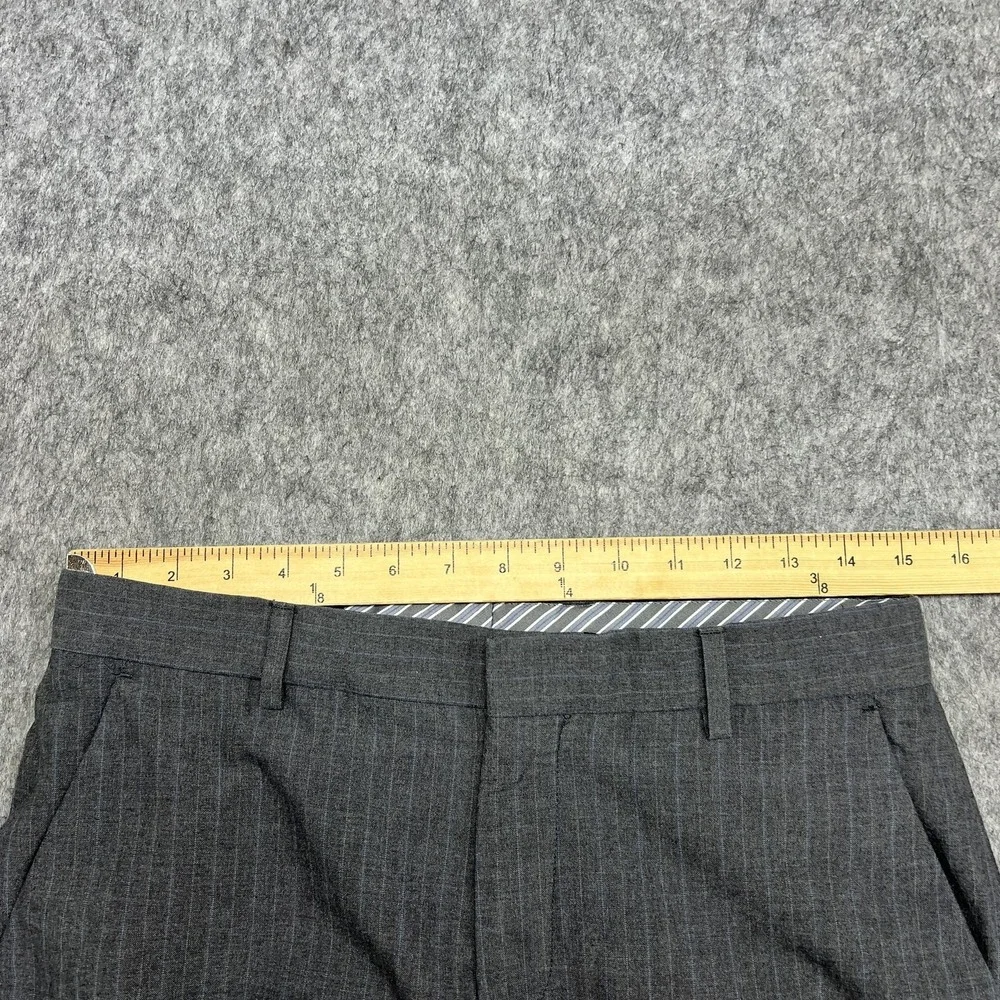 Banana Republic Pants Mens 30x32 Gray Stripe Classic Dress‎ Office FIT30x30.5